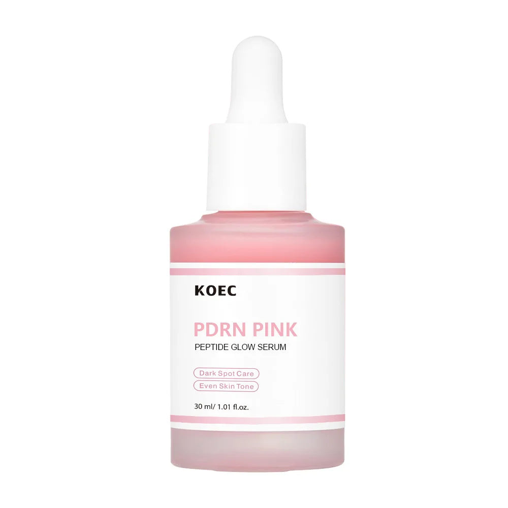 30Ml Salmon PDRN Pink Peptide Glow Facial Serum Dark Spot Care Even Skin Tone Enhance Elasticity Smoothing Firming Adenosine