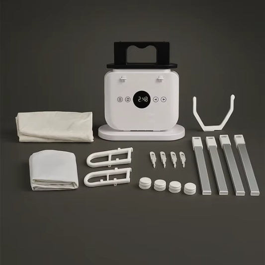 Semi-Automatic Electric Heated Air Dryer Ironing Steam Machine Foldable Clothes Shoes Drying Heating Portable Electric Clothes