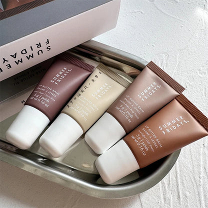 Lip Balm Moisturizing Mirror Lip Gloss Lip Vanilla Pink Sugar Coffee Cake Smell Lipstick Transparent Oil Makeup