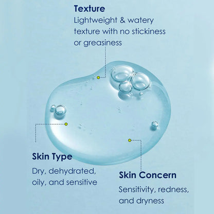 DIVE-IN Low-Molecular Hyaluronic Acid Serum 50Ml,Cooling & Featherlight,Moisture Retention Aid​,K-Beauty,Korean Makeup