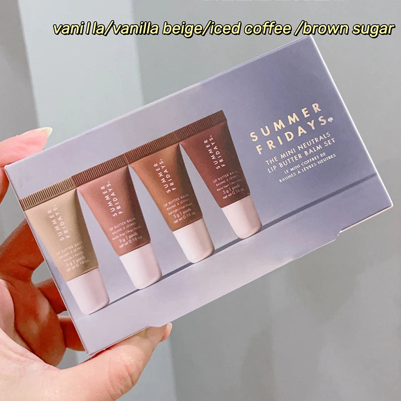 Lip Balm Moisturizing Mirror Lip Gloss Lip Vanilla Pink Sugar Coffee Cake Smell Lipstick Transparent Oil Makeup
