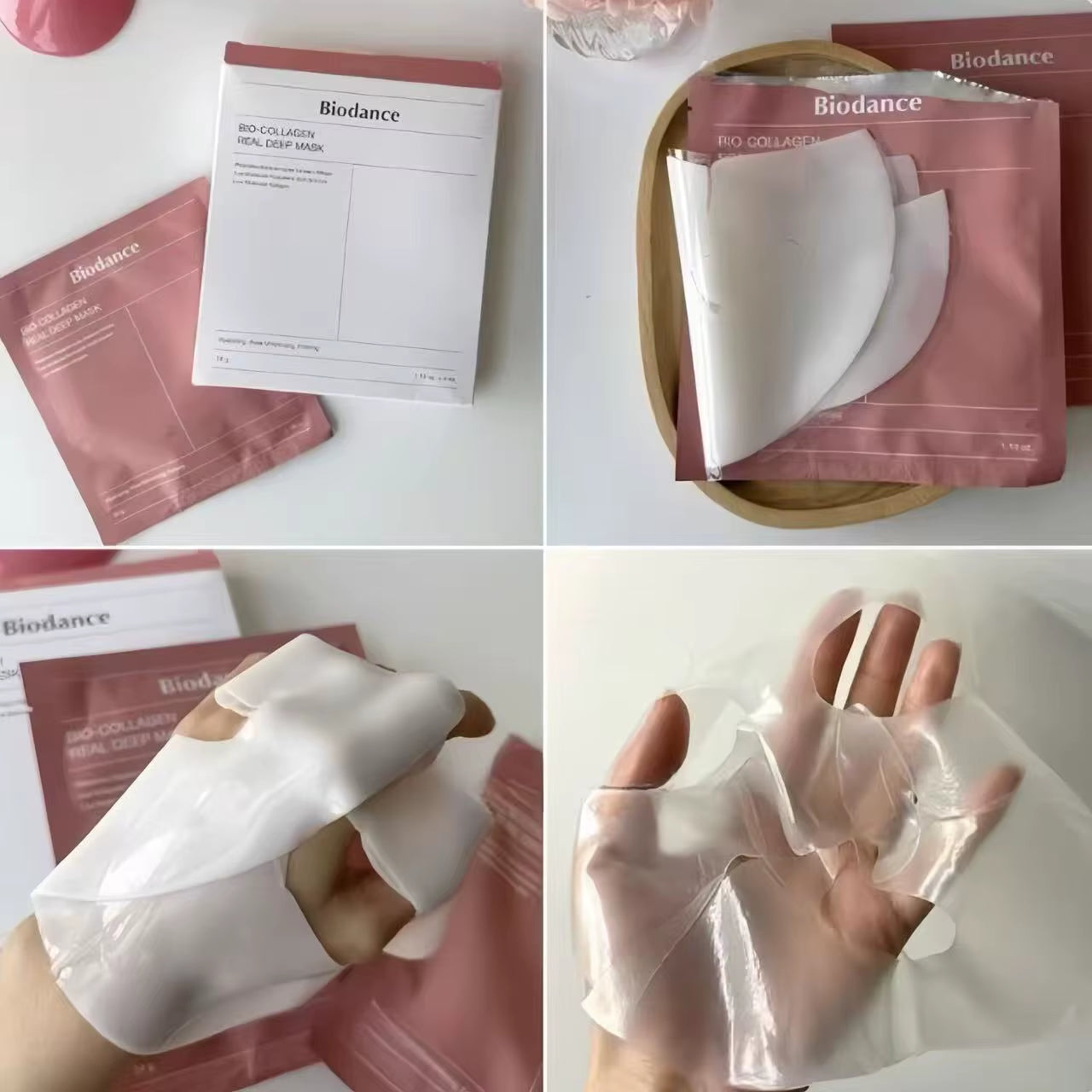 Korean Biodance Bio-Collagen Patch Mask Moisturizing Anti-Wrinkle Shrink Pores and Brightening Antioxidant Genuine Product