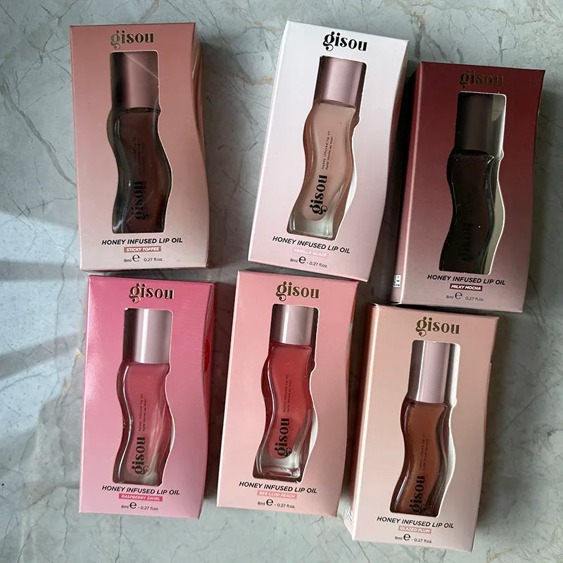 Watermelon Strawberry Essence Lip Oil Lipstick Long Lasting Moisturizing Reduce Lip Lines Liquid Gloss Makeup Lips Care