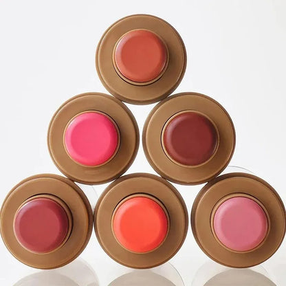 Pocket Blush LIP Stick Lip and Cheek Hydrating Stick Natural Rouge Powder Blush Cream Lipstick Cheek Easy to Apply Colo