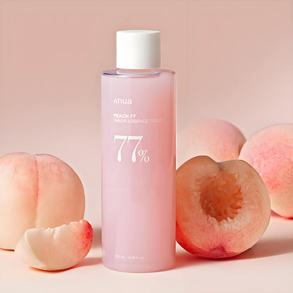 Peach 77 Niacinamide Toner + 70 Serum Set, 7% Brightening & Oil Control, for Sensitive Skin,Korean Skincare