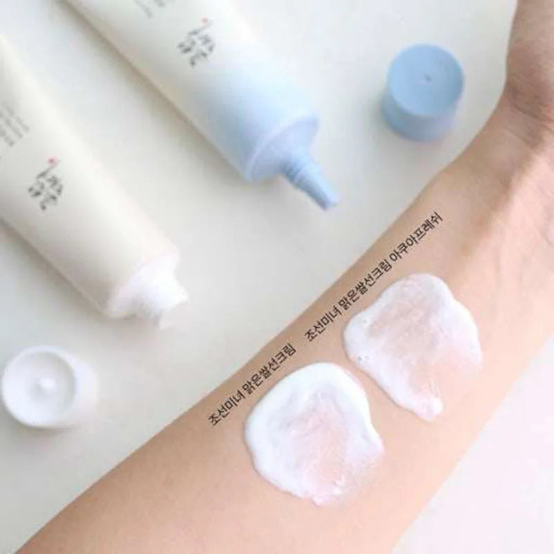 Sunscreen Korean Rice Probiotic Solar Blocker Skin Cream Facial Mild Moisturizer 50Ml