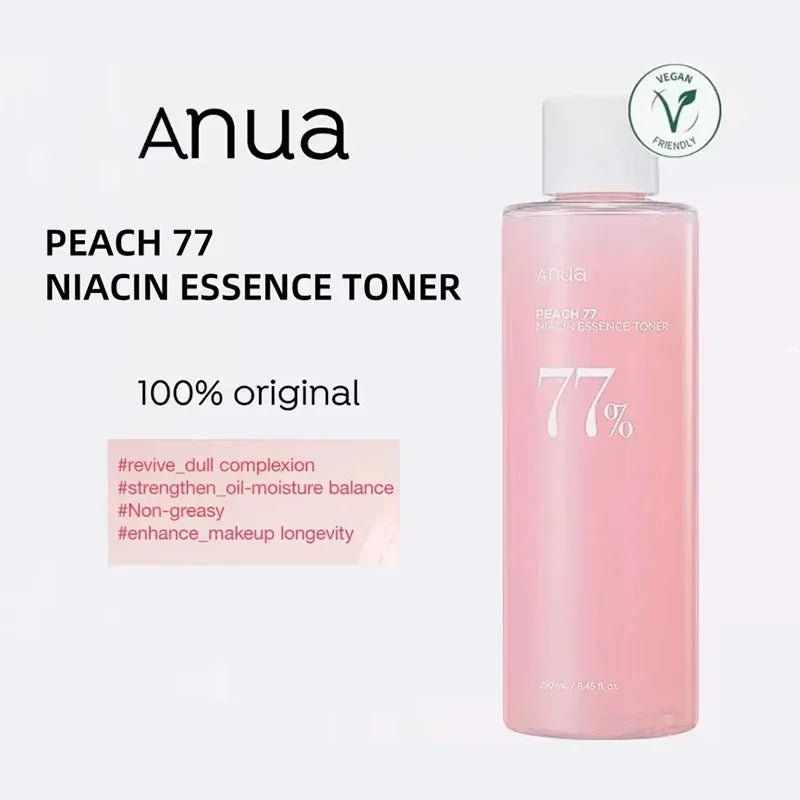 Peach 77 Niacinamide Toner + 70 Serum Set, 7% Brightening & Oil Control, for Sensitive Skin,Korean Skincare