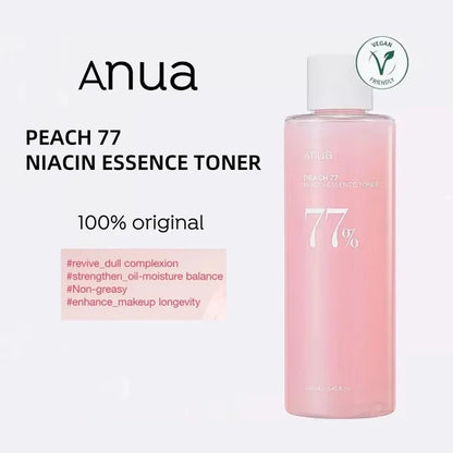 Peach 77 Niacinamide Toner + 70 Serum Set, 7% Brightening & Oil Control, for Sensitive Skin,Korean Skincare