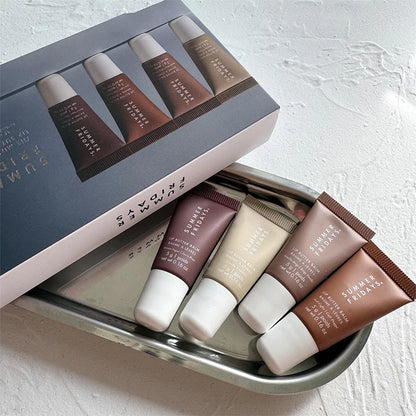 Lip Balm Moisturizing Mirror Lip Gloss Lip Vanilla Pink Sugar Coffee Cake Smell Lipstick Transparent Oil Makeup
