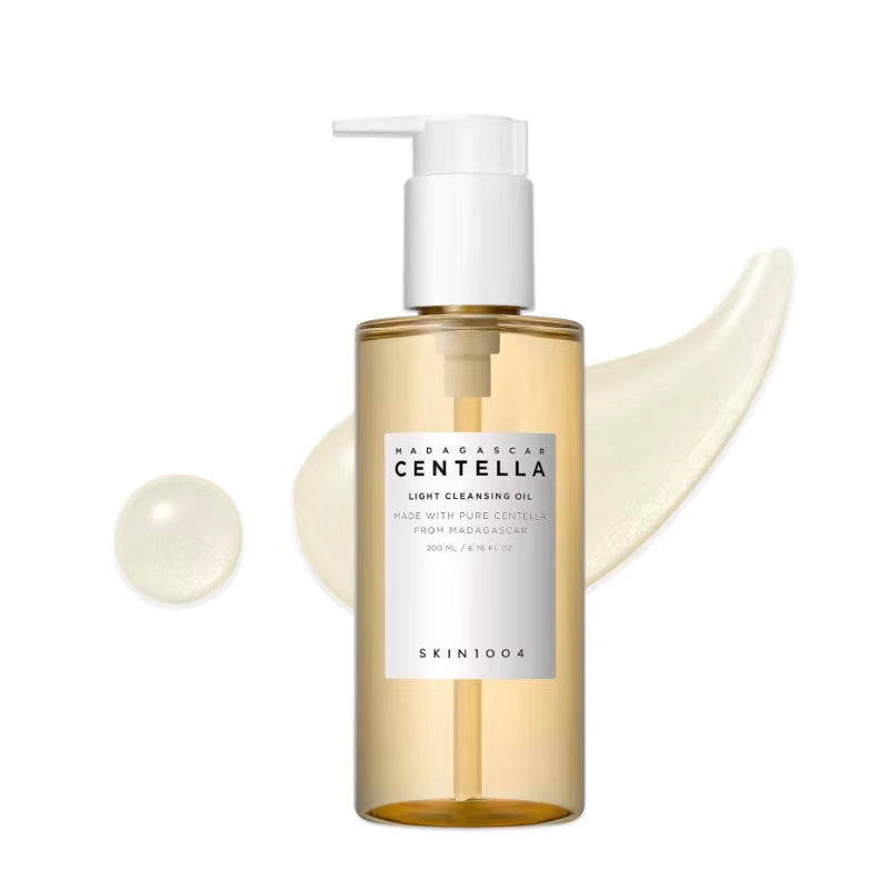 Korean  Skincare Centella 3Pcs Set,Toning Toner,Pore Care Light Cleansing Oil,Facail Serum for Soothing Sensitive Skin