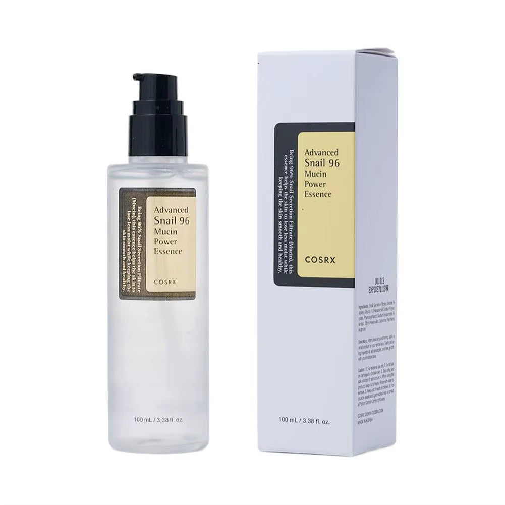 Advanced Snail 96 Mucin Power Essence 100Ml - 96% Snail Mucin, Hydrating & Repairing, Ideal for All Skin Types