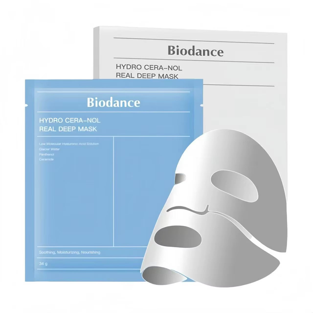 Korean Biodance Bio-Collagen Patch Mask Moisturizing Anti-Wrinkle Shrink Pores and Brightening Antioxidant Genuine Product