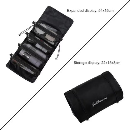 Large Capacity Cosmetic Bag Cosmetic Storage Bag PU Leather Portable Travel Toiletry Bag Women Cosmetic Bag Toiletries Organizer