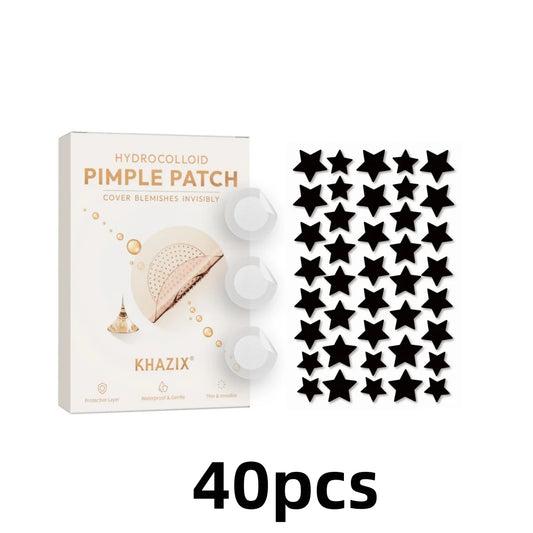 40 Pieces of Multi-Color Star Acne Patches, Facial Acne Patches, Concealer Acne Patches, and Pimples Patches, Ultra-Thin.