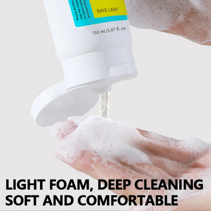 Low PH 150Ml Facial Cleanser Gentle Oil Control Moisturizing Face Wash Whitening Facial Foam Exfoliating Deep Remove